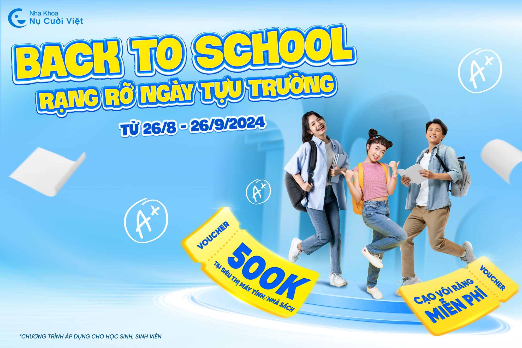 Nụ Cười Việt - BACK TO SCHOOL - ƯU ĐÃI CỰC COOL