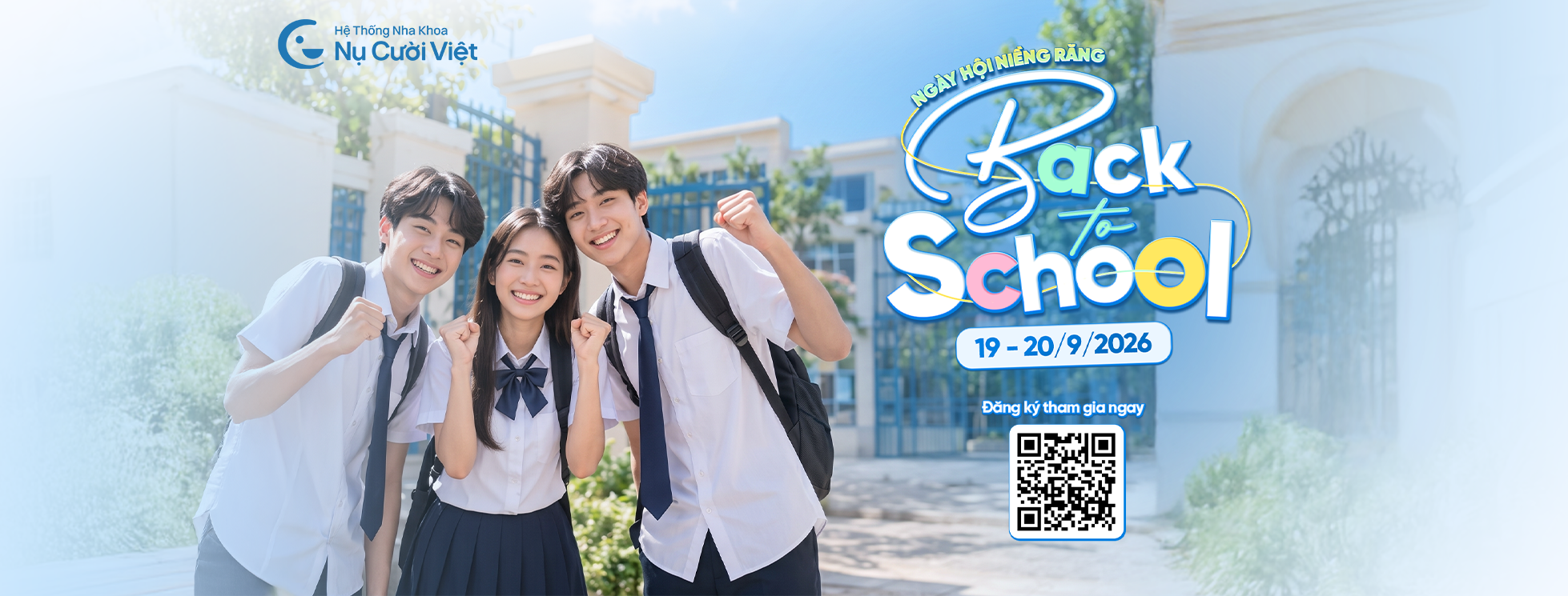 NGÀY HỘI NIỀNG RĂNG: BACK TO SCHOOL - NIỀNG RĂNG CỰC COOL