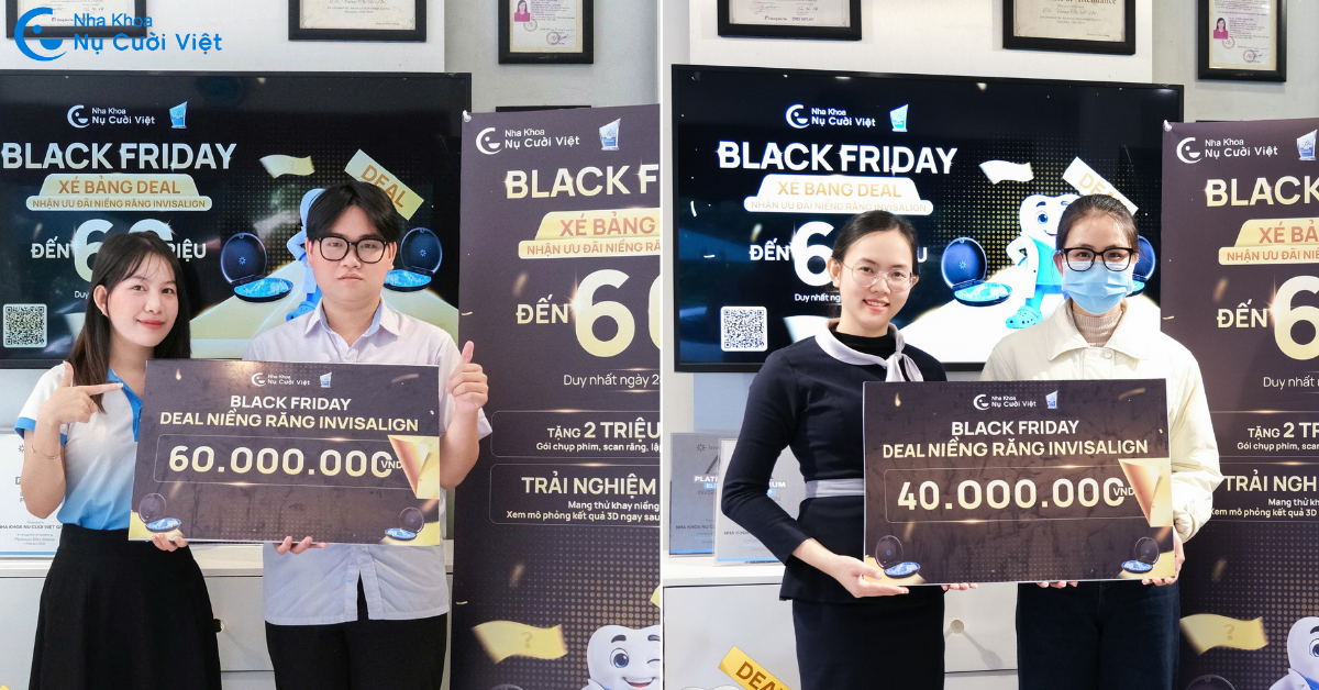 nhận ưu đãi niềng răng black friday