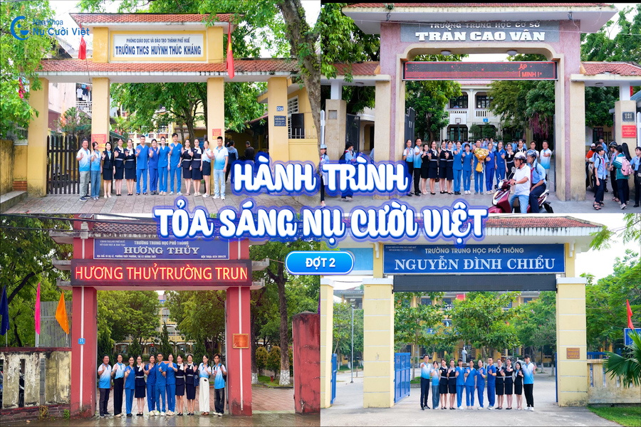 Nụ Cười Việt - Hành trình “Tỏa sáng Nụ Cười Việt” – Nha khoa Nụ Cười Việt đồng hành chăm sóc sức khỏe răng miệng cho hơn 10.000 học sinh tại Huế