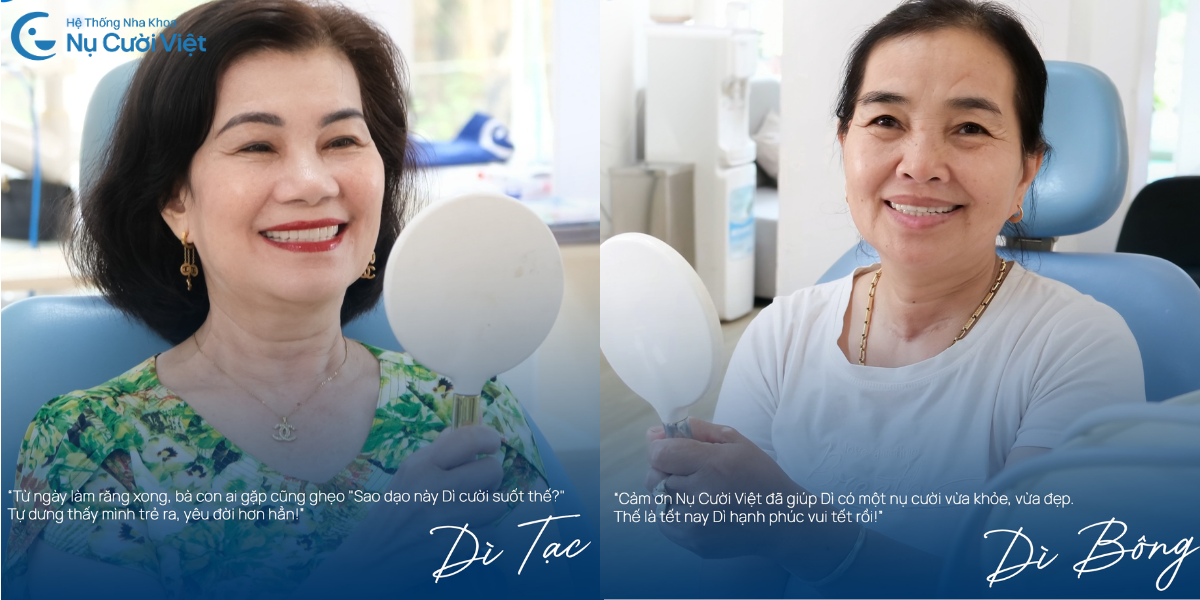 làm răng sứ ăn tết tại nụ cười việt