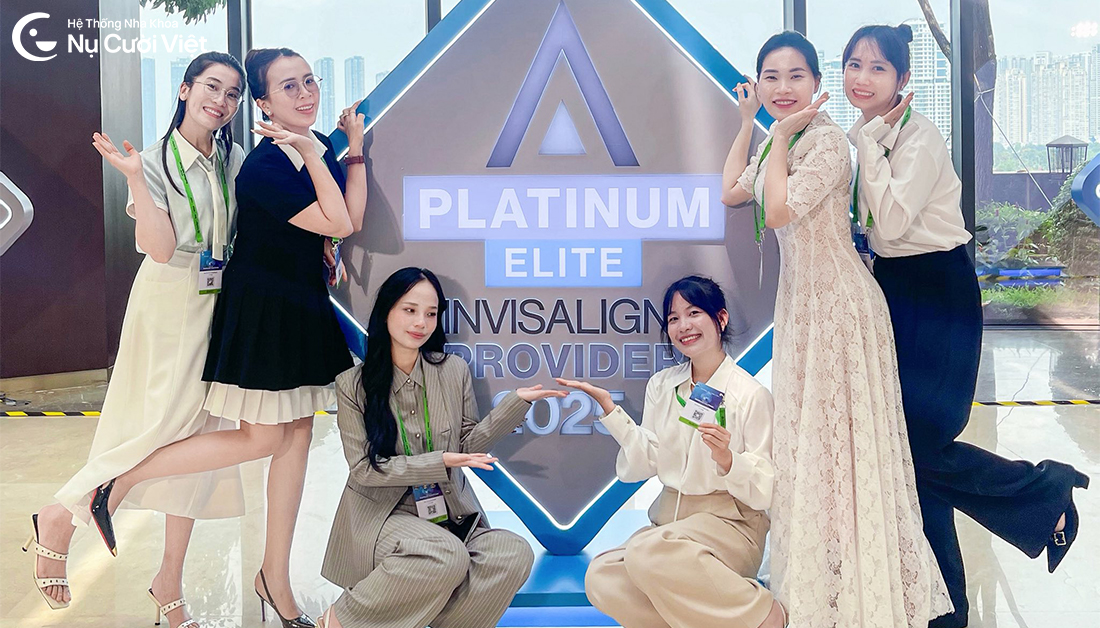 nha khoa nụ cười việt vinh dự nhận danh hiệu invisalign platinum elite 2025