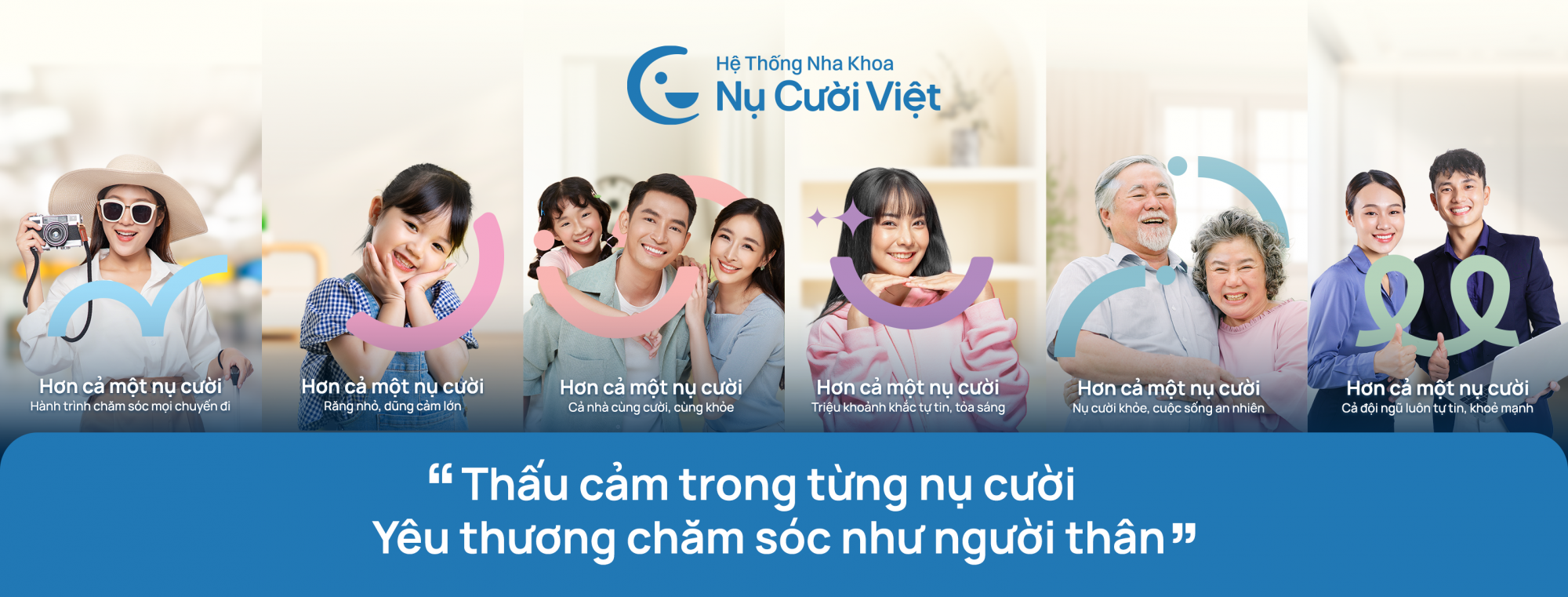 HỆ THỐNG NHA KHOA NỤ CƯỜI VIỆT - THẤU CẢM VÀ YÊU THƯƠNG