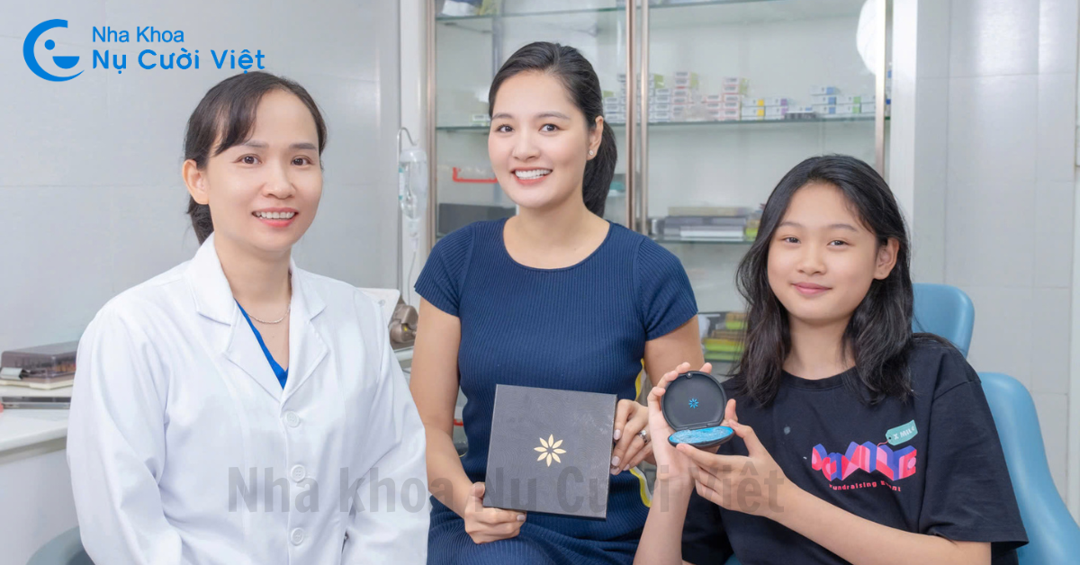niềng răng khắc phục cằm lẹm tại nụ cười việt
