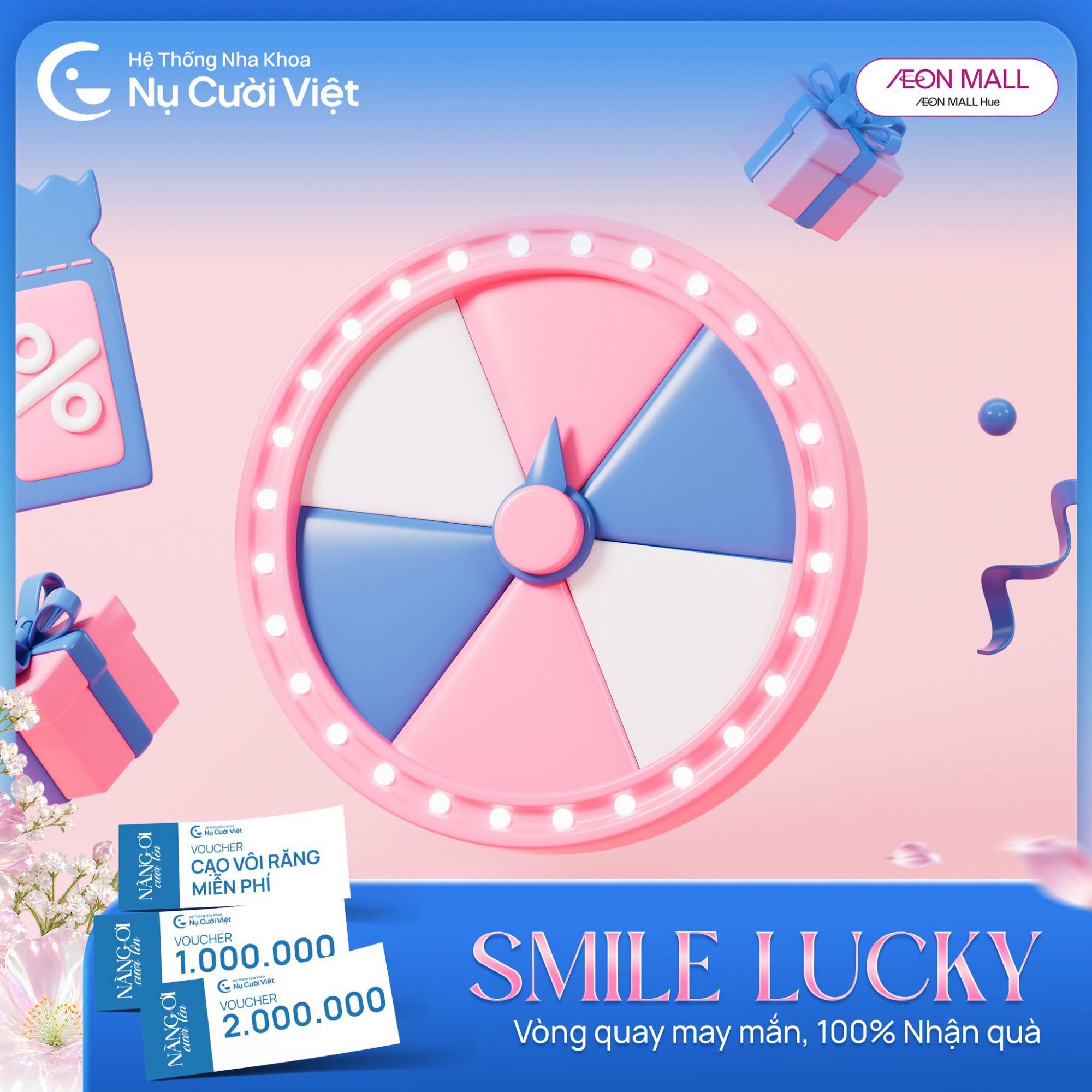 trạm smile lucky sự kiện nàng ơi cười lên