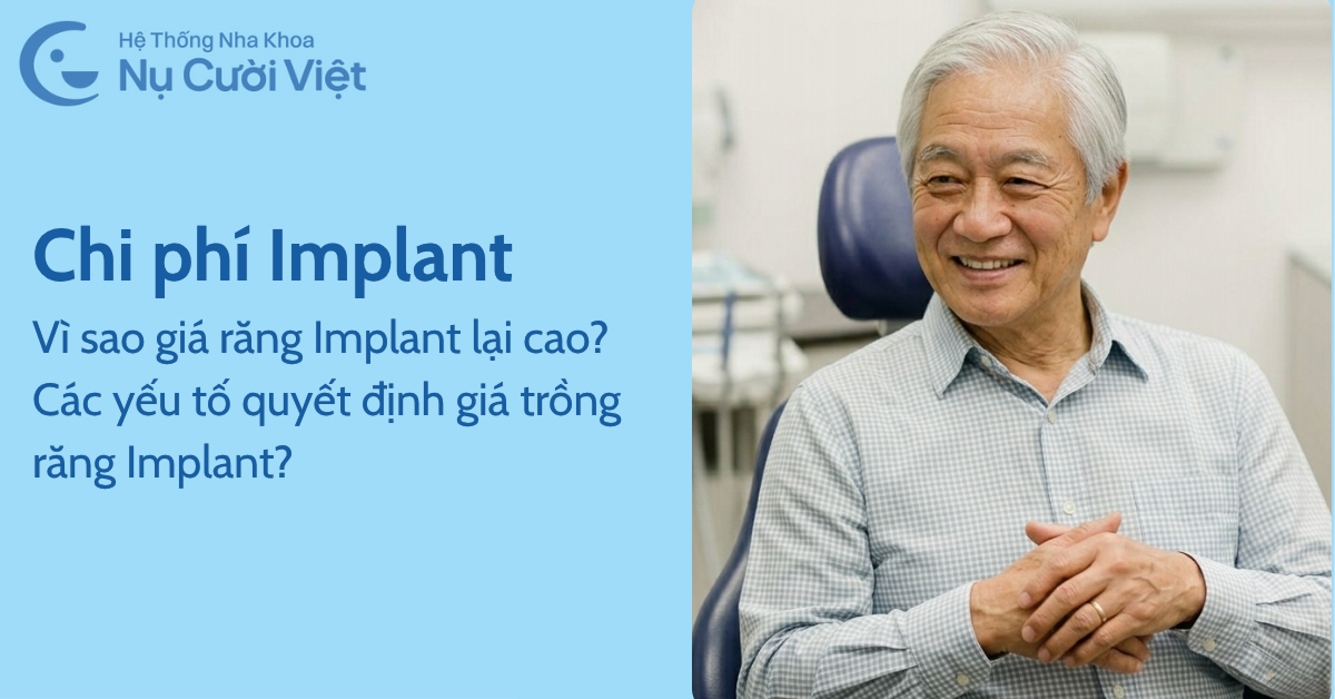 vì sao giá trồng implant cao